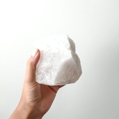 bergkristal hand